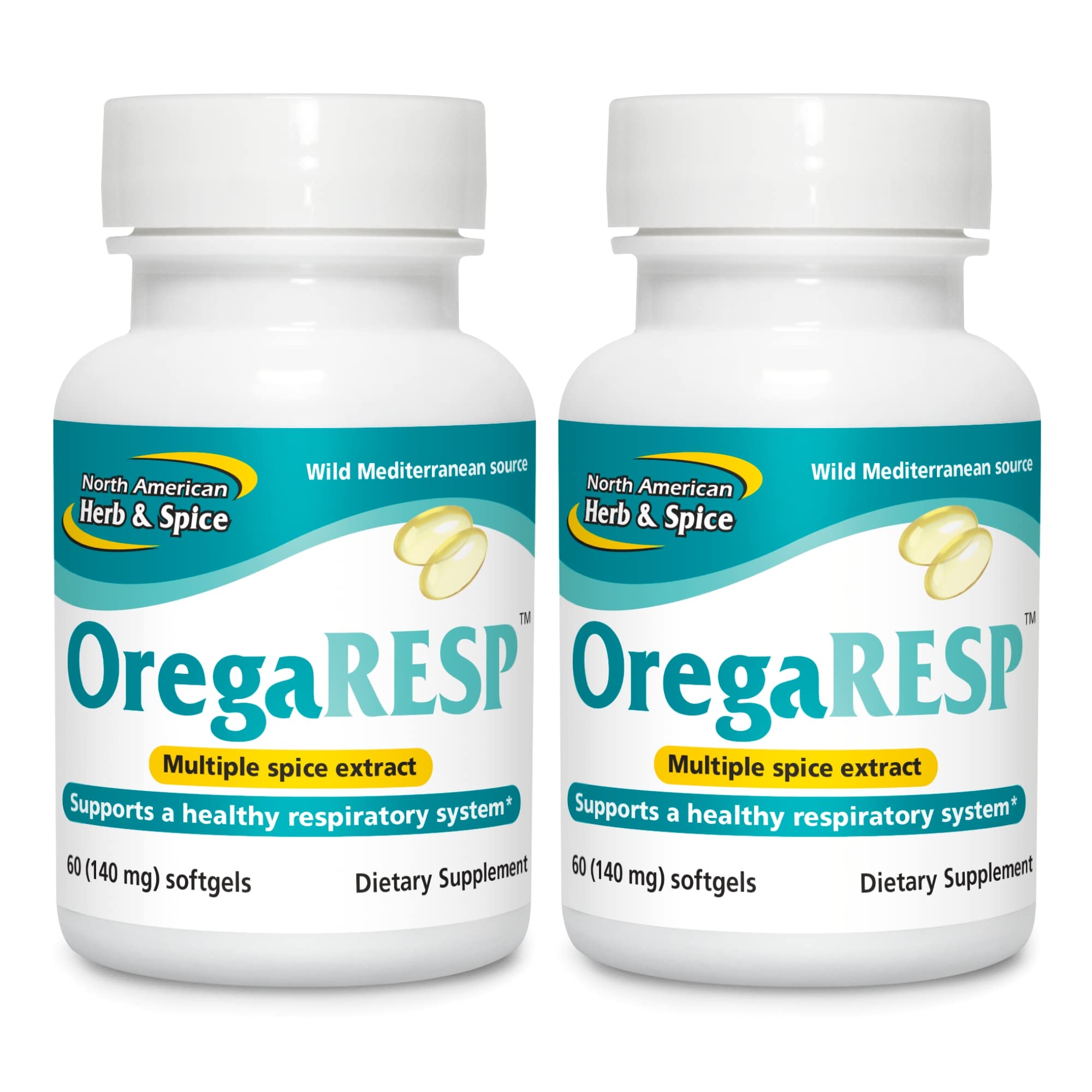 NORTH AMERICAN HERB & SPICE oregarresp-p73-botella-capsulas para apoyo diario respiratorio