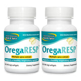 NORTH AMERICAN HERB & SPICE oregarresp-p73-botella-capsulas para apoyo diario respiratorio