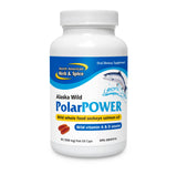 Polar Power de North American Herb & Spice en frasco, cápsulas de aceite de pescado.