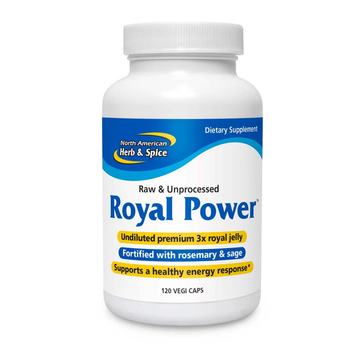 NORTH AMERICAN HERB & SPICE Potencia Real cápsulas: fuente natural de vitaminas para energía diaria.