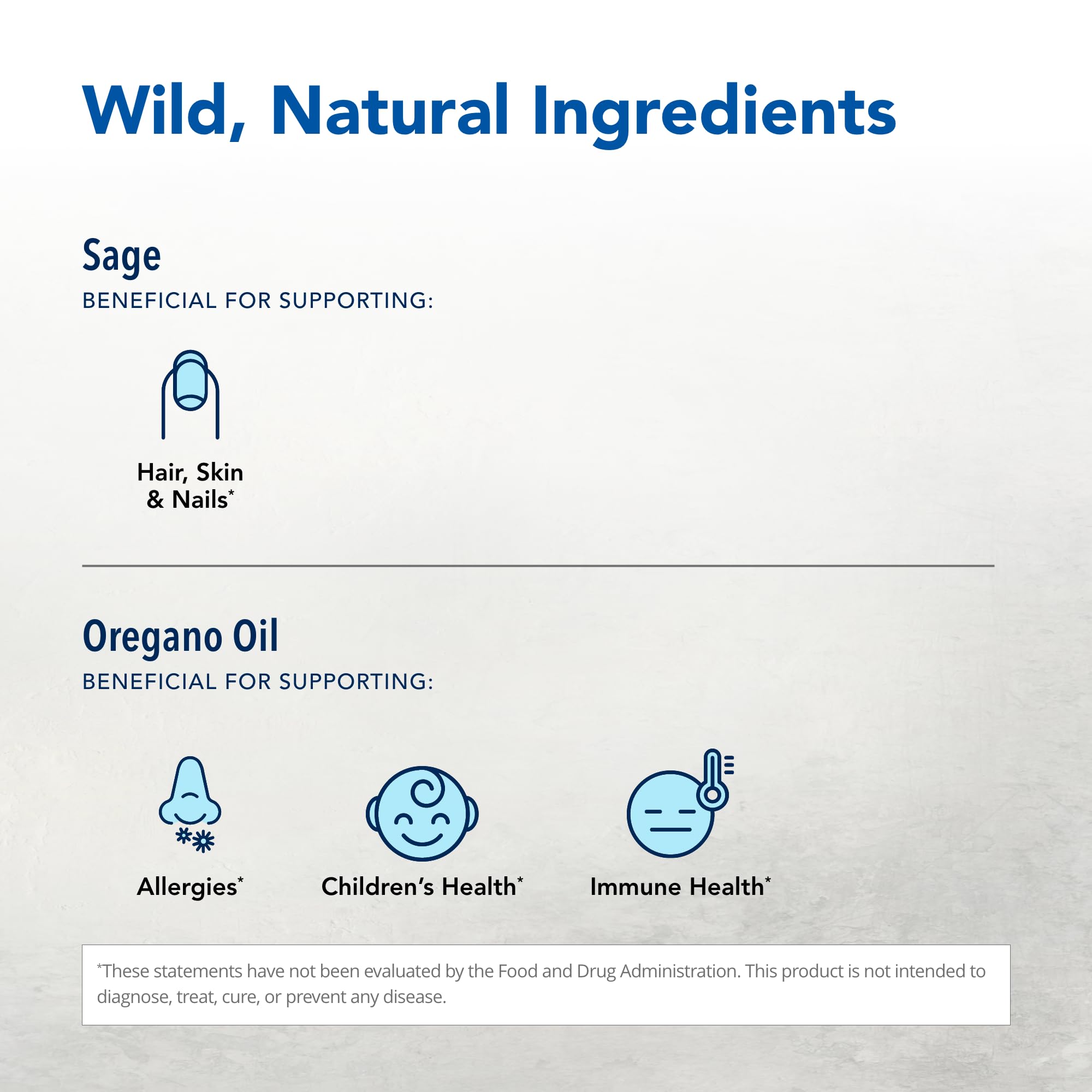SinuOrega muestra ingredientes naturales como orégano y sal marina