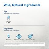 SinuOrega muestra ingredientes naturales como orégano y sal marina