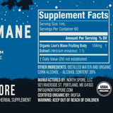 North Spore extracto de cuerpo fructificante para beneficios.