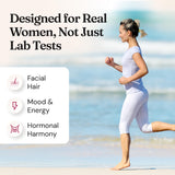 Nourished Natural Health AndroEase Plus, caja de empaque con indicaciones claras.