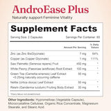 Nourished Natural Health AndroEase Plus, rutina diaria para apoyo de bienestar.