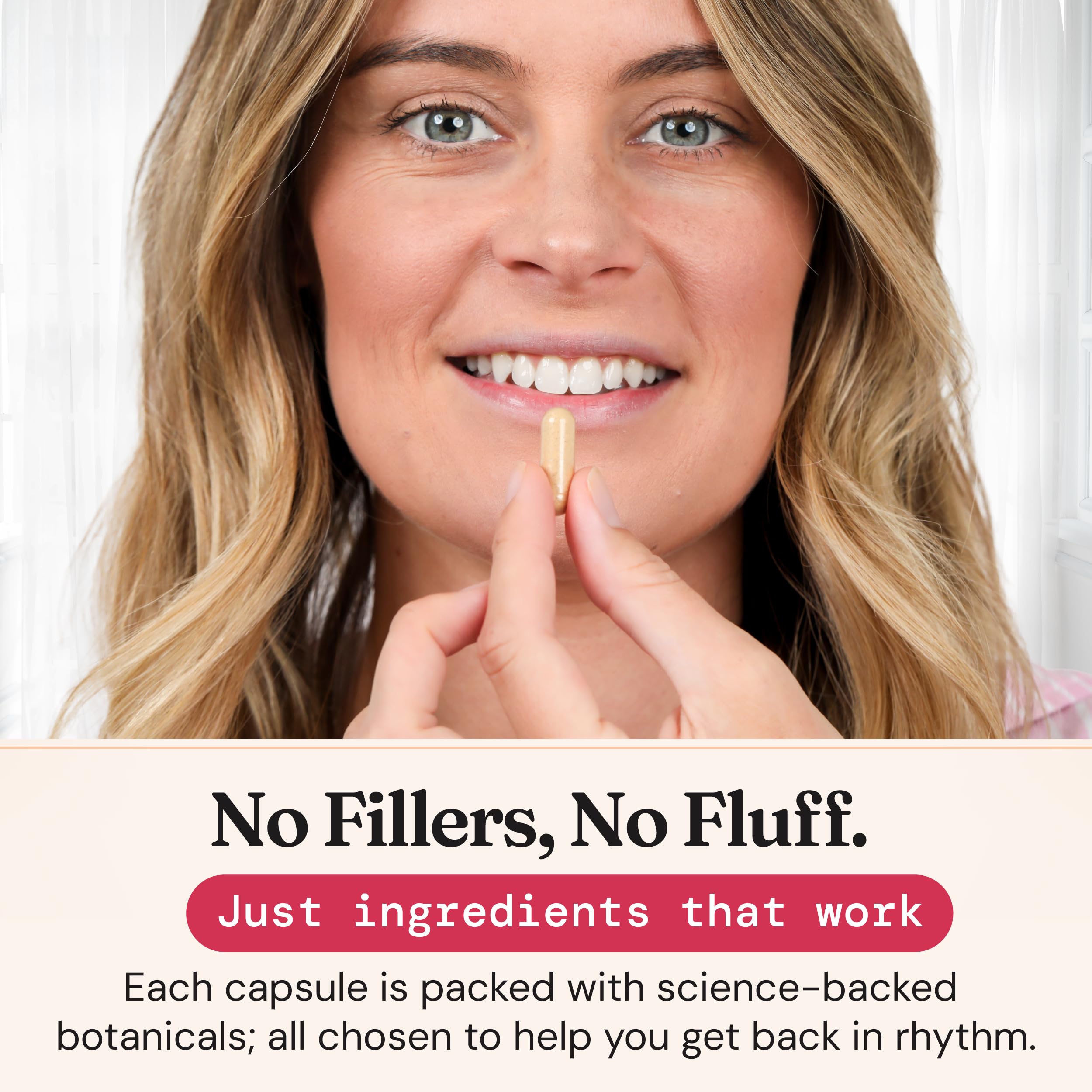 Nourished Natural Health AndroEase Plus, ingredientes clave como zinc y reishi.