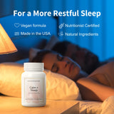 Nourished Natural Health Calma y Sueño: mezcla de ashwagandha y L-teanina