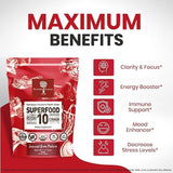Nourishing Nutrients mezcla de diez hongos en taza para infusiones.