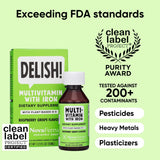 NovaFerrum Delish: etiqueta clara con ingredientes naturales para niños