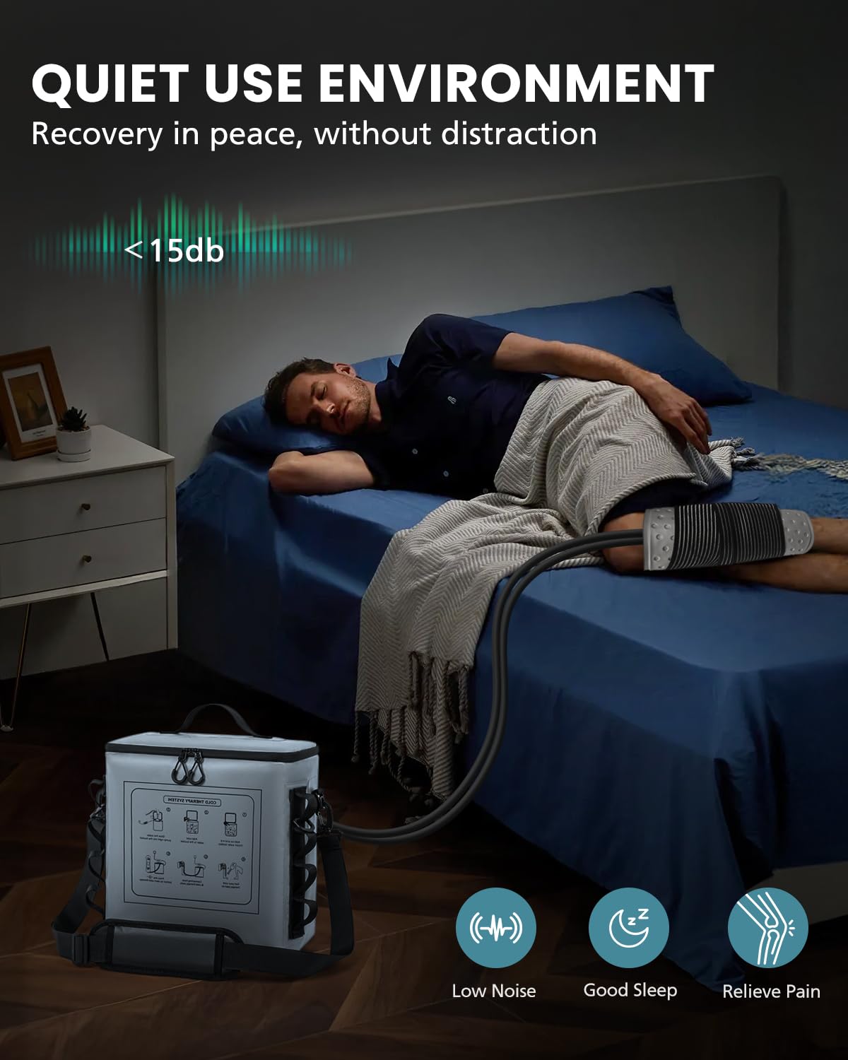 NOVARHOME cojín de compresión ajustable, ajuste rápido para distintas zonas del cuerpo.