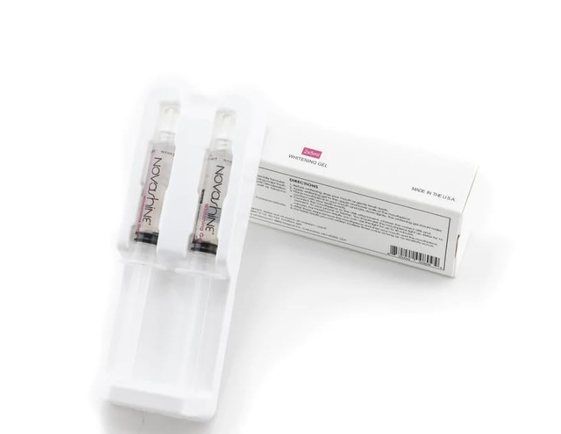 Novashine gel de recarga 2x5ml para blanqueamiento seguro en casa