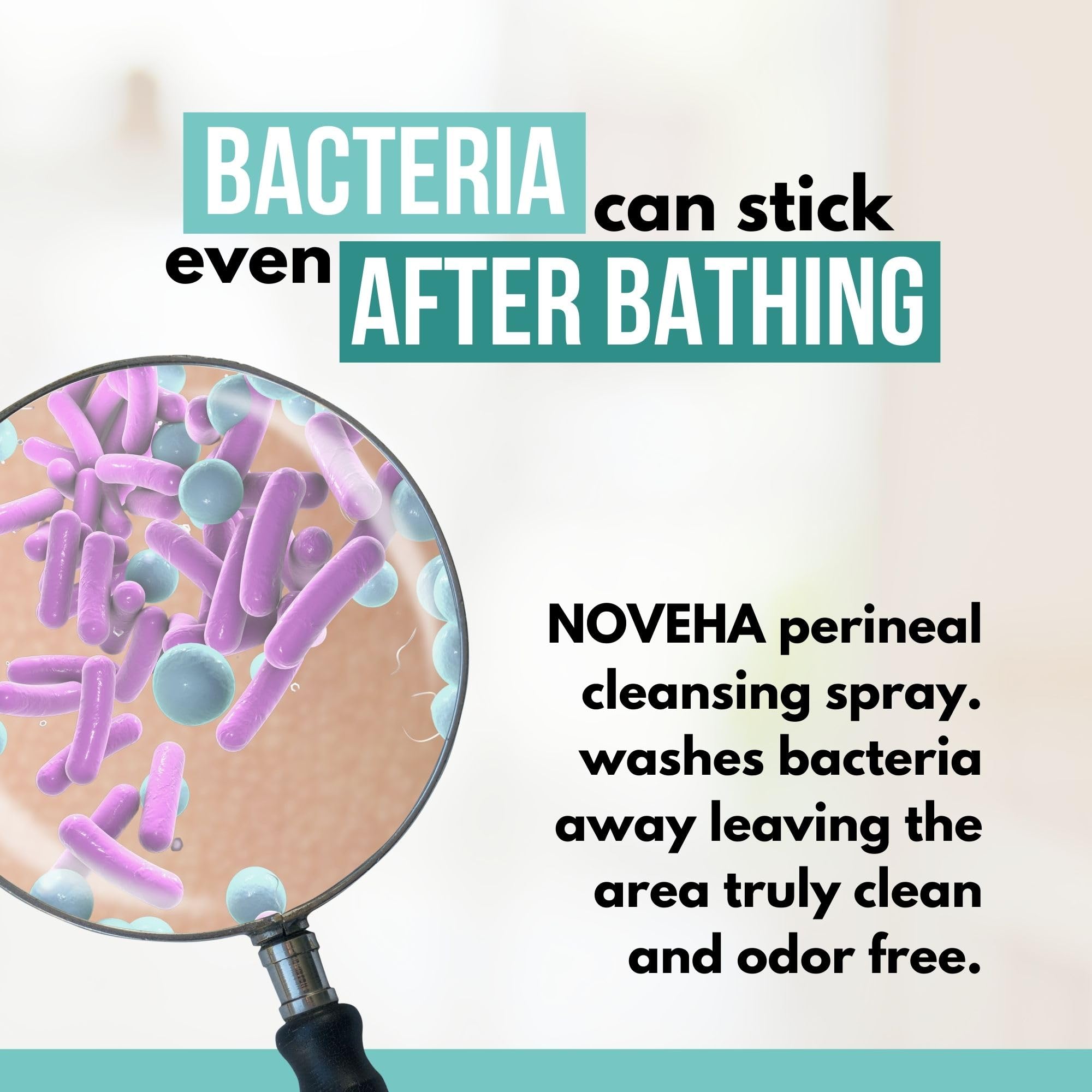 Noveha Spray Perineal - dispensador ergonómico facilita la aplicación