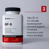 Dosis diaria GF-9 Black Label para rendimiento sostenido