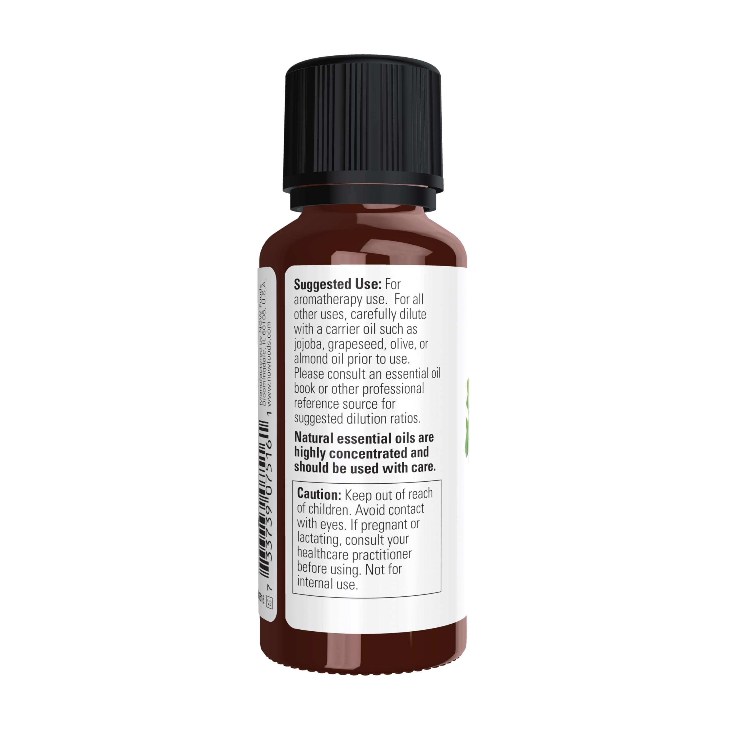 NOW Aceites esenciales albahaca: gota única para uso rápido y natural.