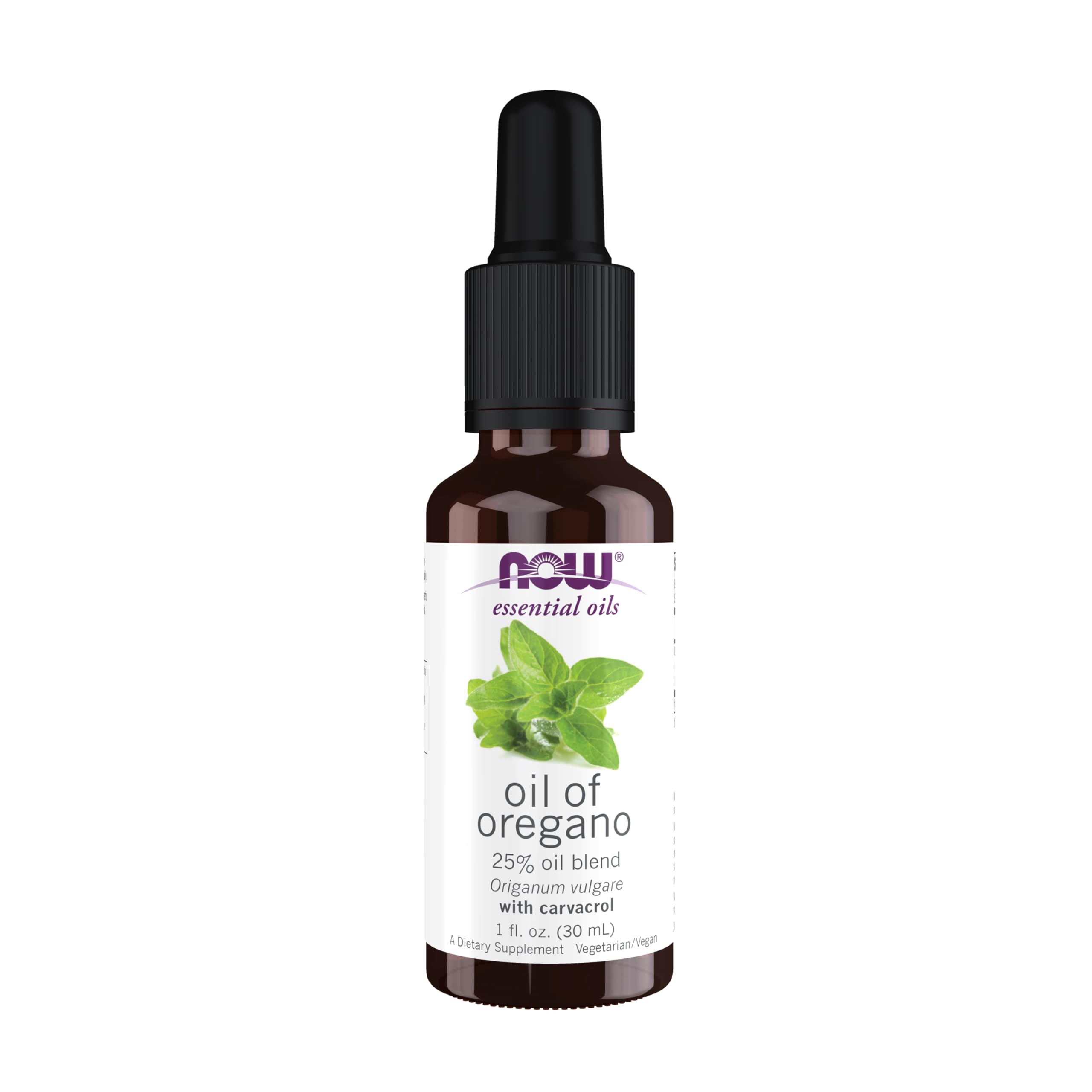 NOW Foods aceite de oregano en oliva, botella visible para aromaterapia en casa