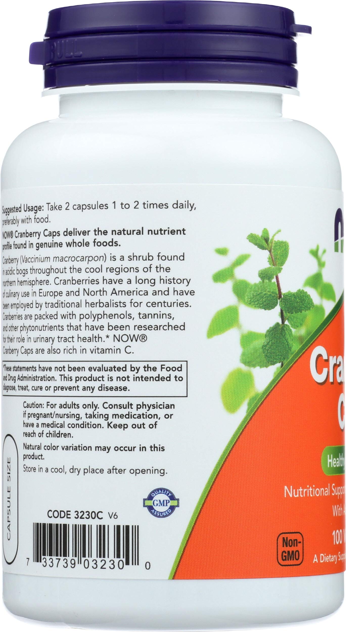 Frasco doble NOW Cranberry Concentrate facilita la continuidad de tu día