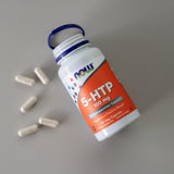 NOW Foods 5-HTP, producido en EE. UU. con control de calidad.