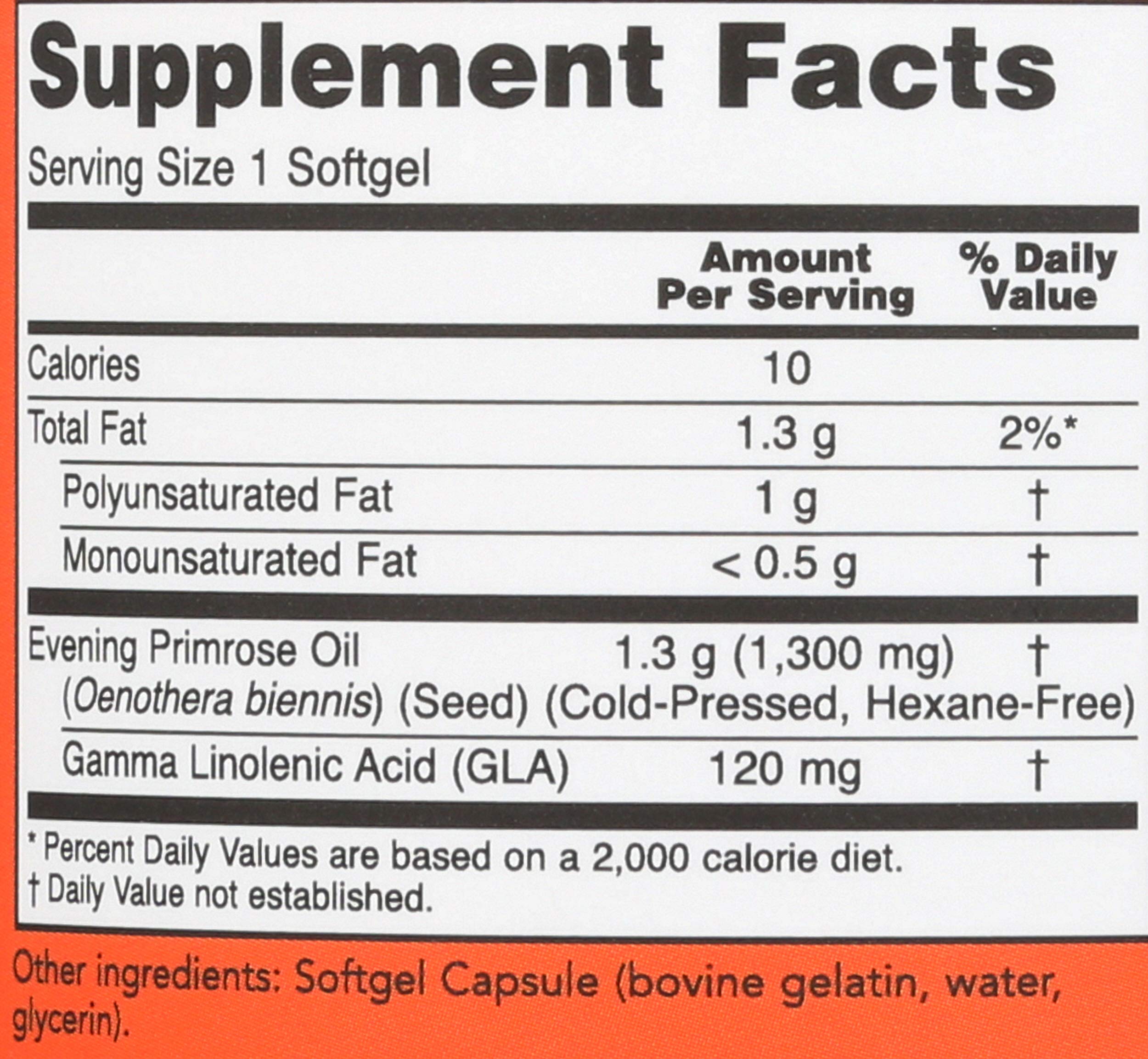Now Foods Aceite de Onagra, cápsulas suaves para cuidado diario