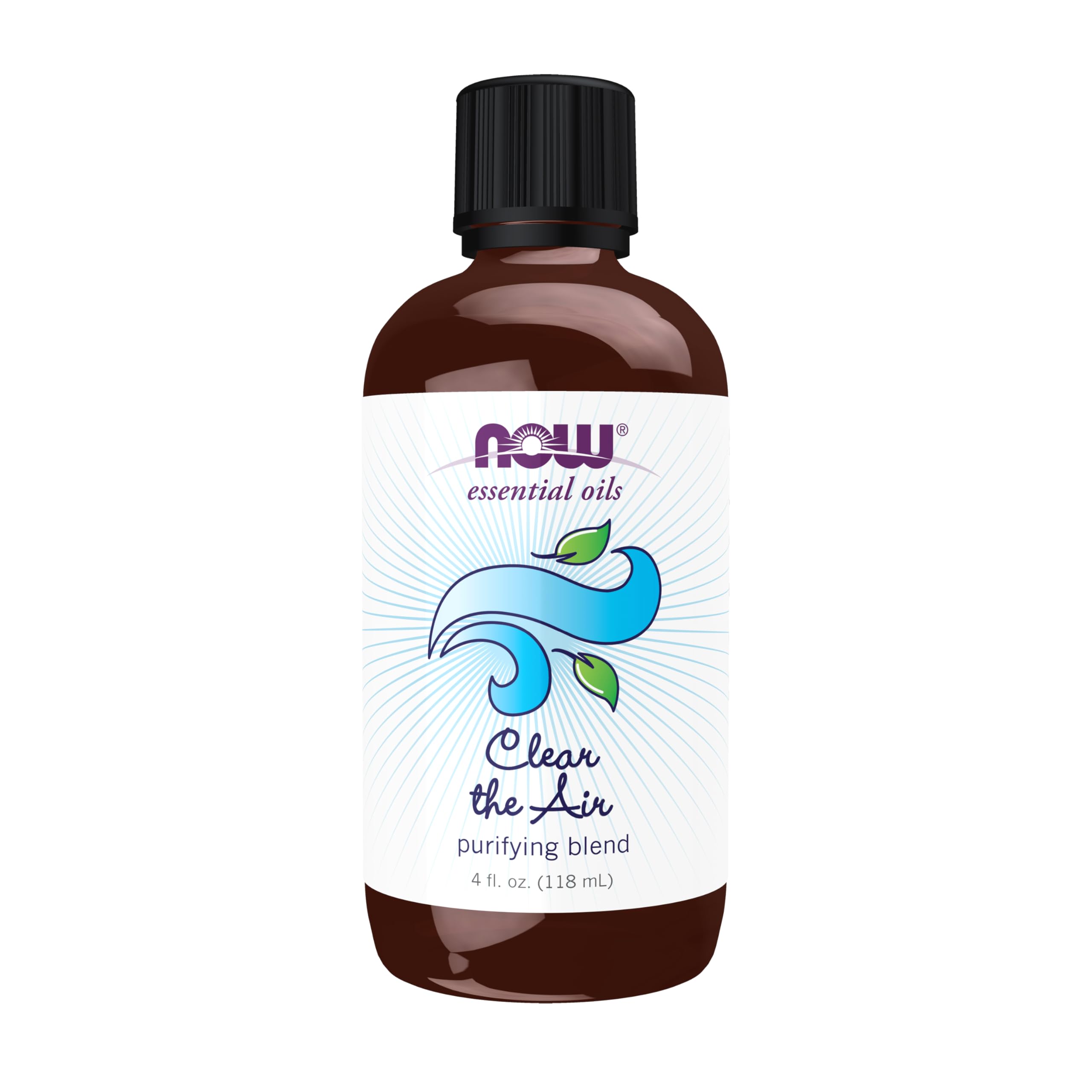 NOW Foods Aceite purificador en botella listo para uso en aire limpio