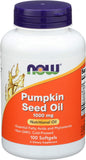 NOW Foods Aceite de Semilla de Calabaza, botella para uso diario y fitoesteroles.