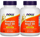 NOW Foods aceite de semilla de calabaza, cápsulas blandas 1000 mg, apoya bienestar diario