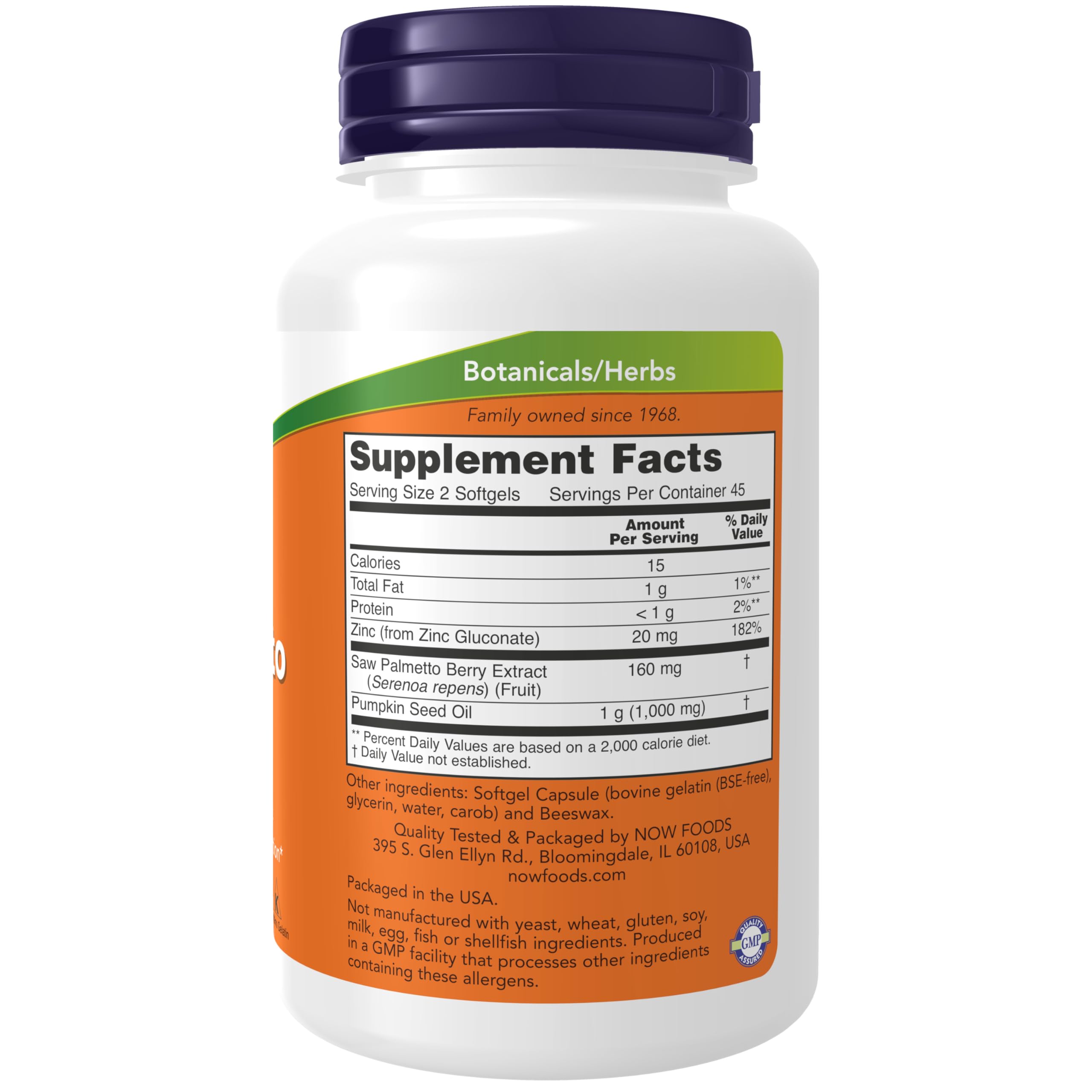 NOW Foods aceite de semilla de calabaza, cápsulas: base nutritiva para la salud masculina.