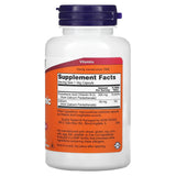 NOW Foods Pantoténico, detalle de etiqueta que resalta la vitamina B5