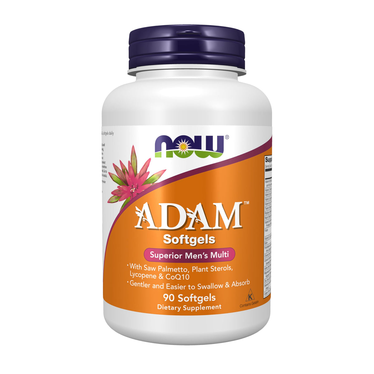 NOW Foods ADAM para Hombres: cápsulas suaves fáciles de tragar