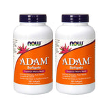 NOW Foods ADAM multivitamínico para hombres en frascos de 180 softgels, soporte nutricional diario.