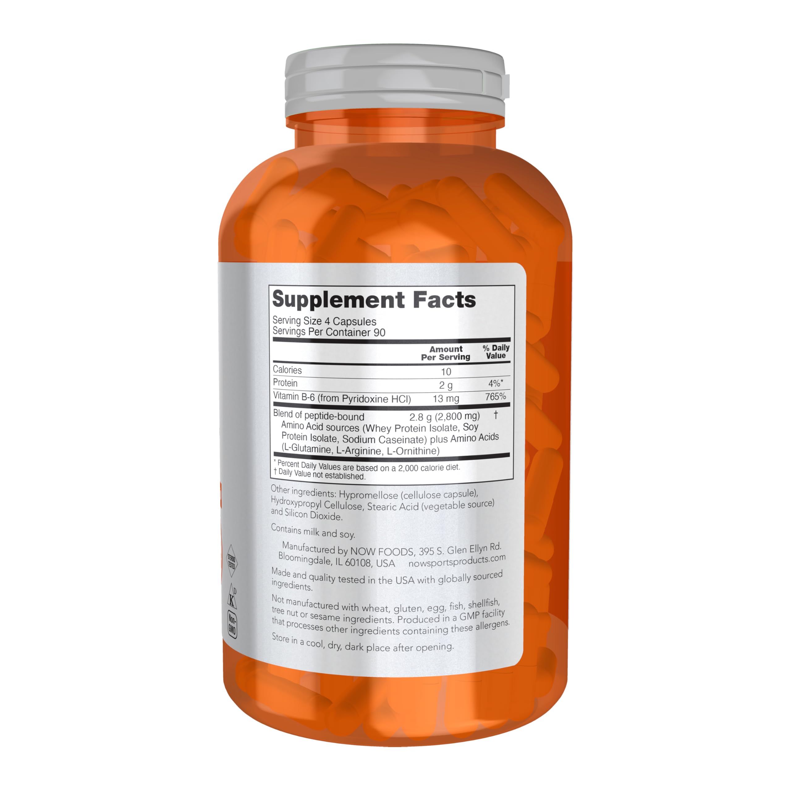 NOW Foods Amino Complete, uso diario en batidos, facilita una rutina proteica equilibrada.
