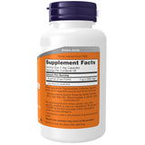 NOW Foods L-Arginina 500 mg etiqueta frontal, indica dosis y uso seguro