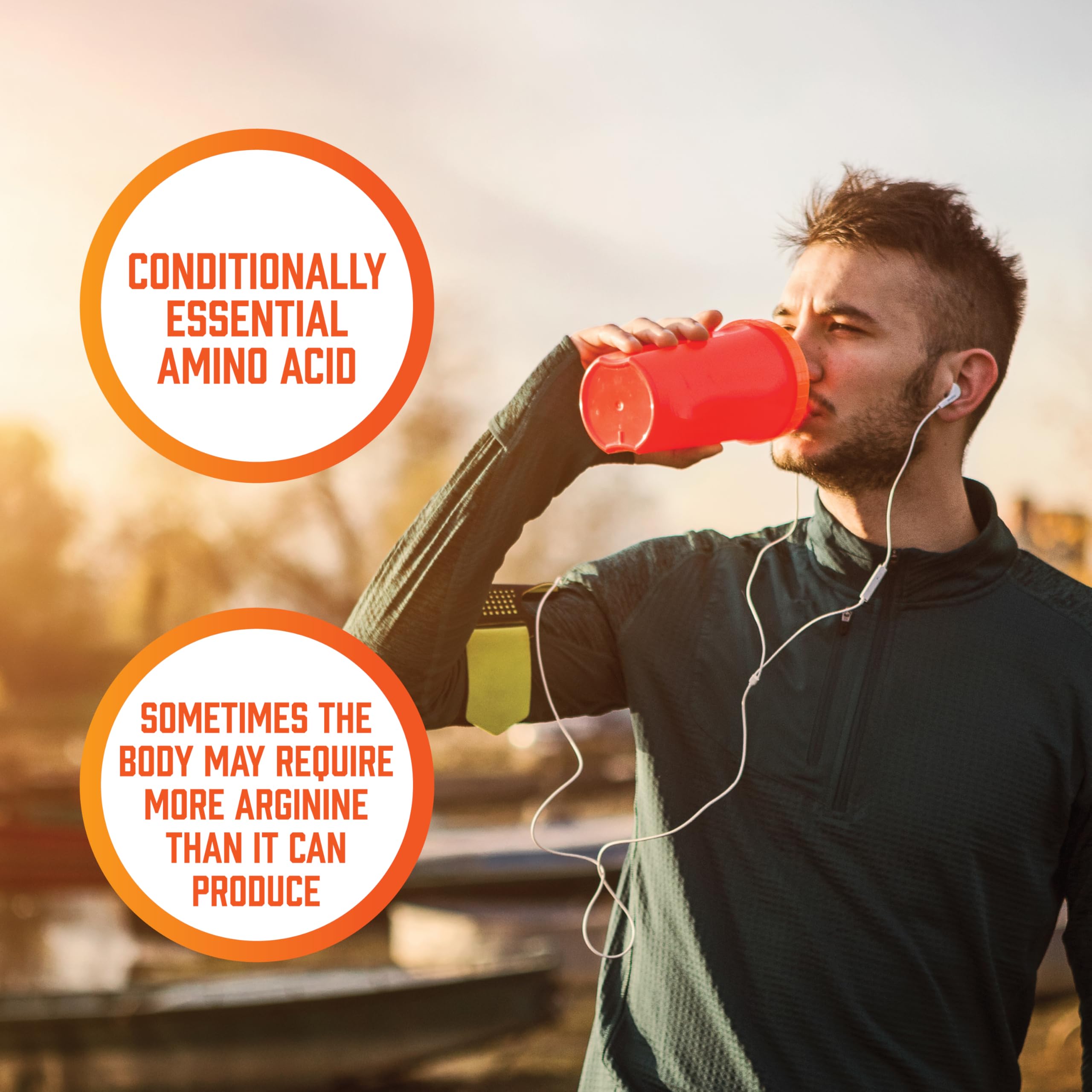 NOW Foods Arginina doble fuerza 1000 mg, uso diario en entrenamiento para apoyo general.