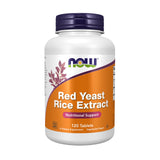 NOW Foods arroz de levadura roja en tabletas, posible apoyo nutricional diario.