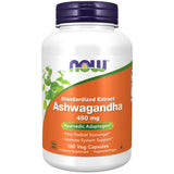 NOW Foods Ashwagandha extract 450 mg cápsulas: apoyo al manejo del estrés diario