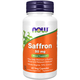 NOW Foods azafrán entero en cápsulas, posibles beneficios para ánimo positivo