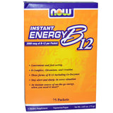 NOW Foods B-12 Energía Instantánea, sobres para un impulso rápido durante el día