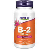 NOW Foods riboflavina botella 100 mg, cofactor de energía diaria