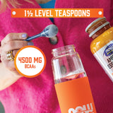 Disolución rápida de NOW Foods BCAA en agua o batido