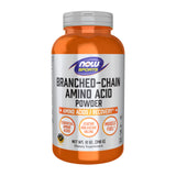 NOW Foods BCAA en polvo en bote para batidos y mezclas saludables