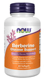 NOW Foods Berberina en bote volcado, apoya el metabolismo de la glucosa.