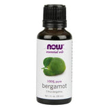 NOW Foods bergamota: envase práctico para aromaterapia en casa.
