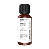 NOW Foods Bergamot Oil gota vertida, ideal para difusor o mezclas.