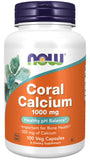 NOW Foods calcio de coral 1000 mg, bote frontal, apoyo a la salud ósea