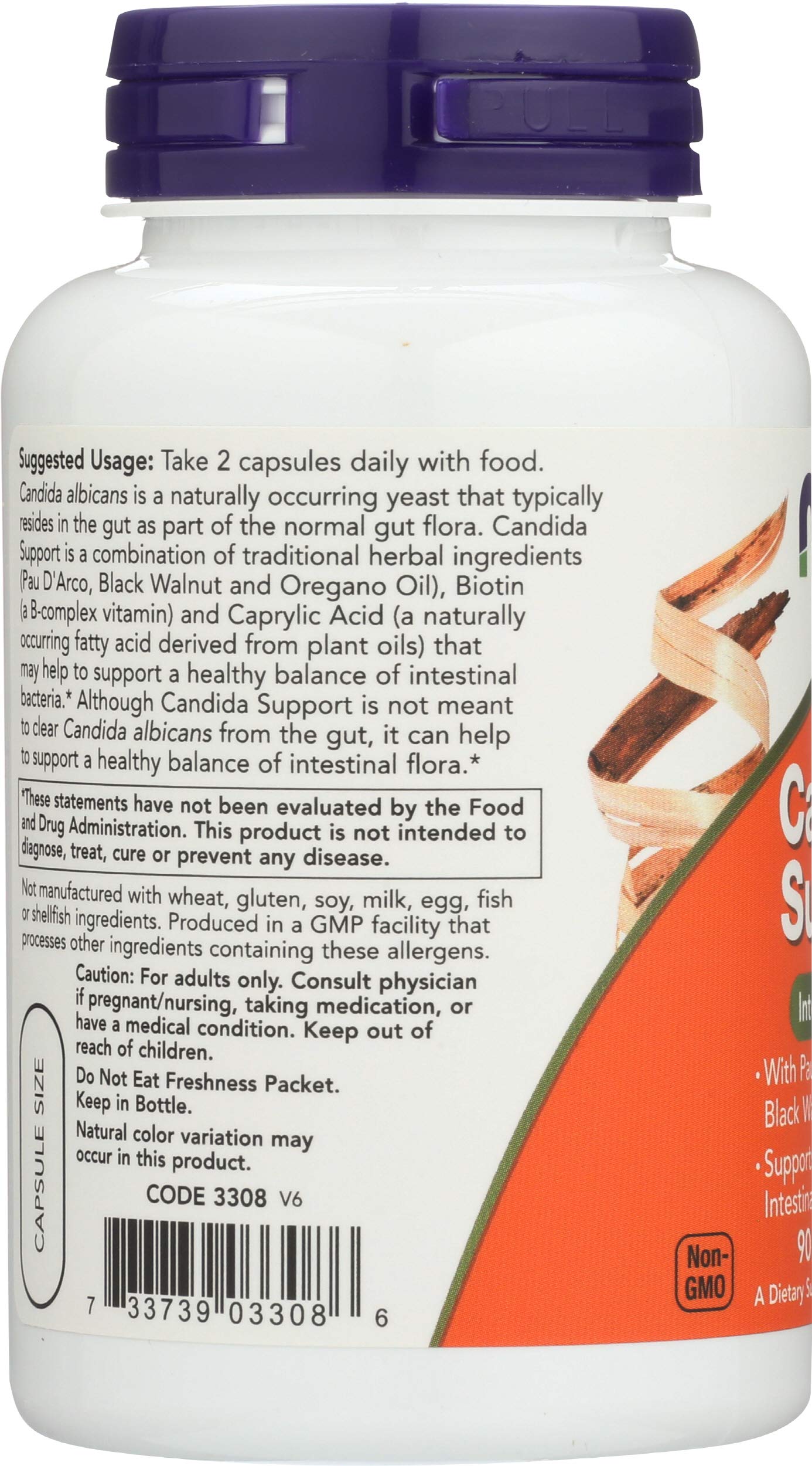NOW Foods Candida Soporte, aceite de orégano, apoyo a la salud intestinal