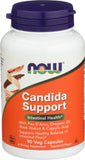 NOW Foods Candida Soporte, envase de cápsulas vegetales, apoyo al bienestar digestivo