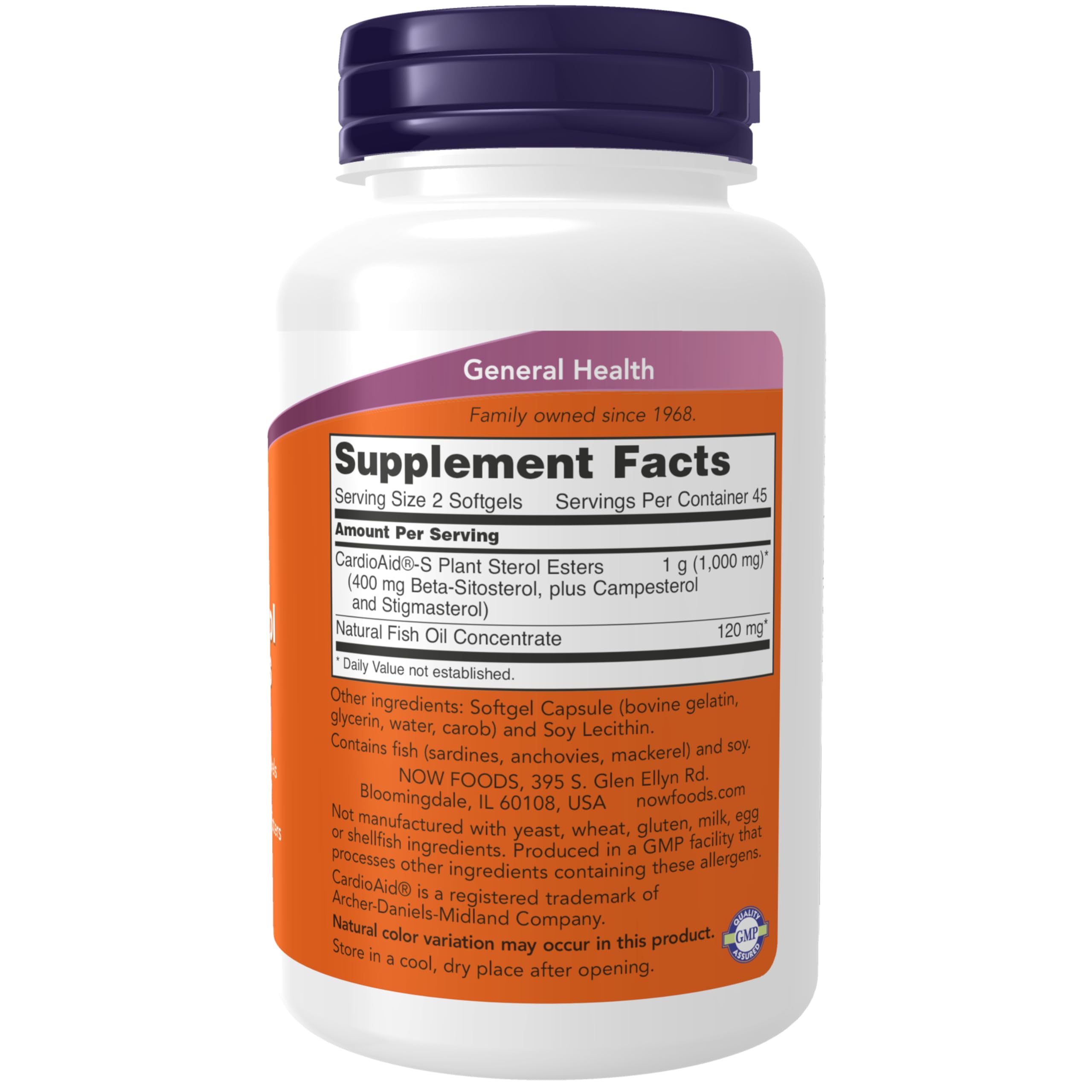 Etiqueta CardioAid-S esters con beneficios para la salud cardiovascular