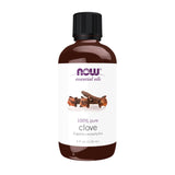 NOW Foods Clavo Aceite Esencial, botella de 4 onzas, aroma cálido para equilibrio.