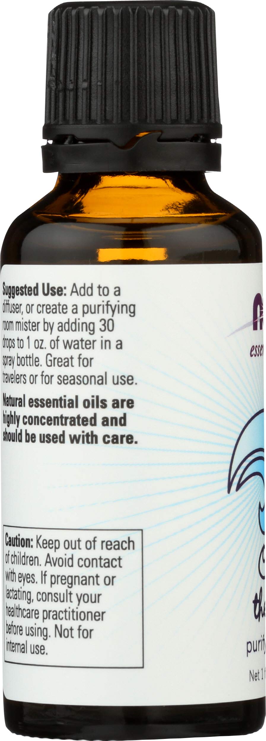 NOW Foods Clear The Air, botella de 30 ml para uso rápido en difusor