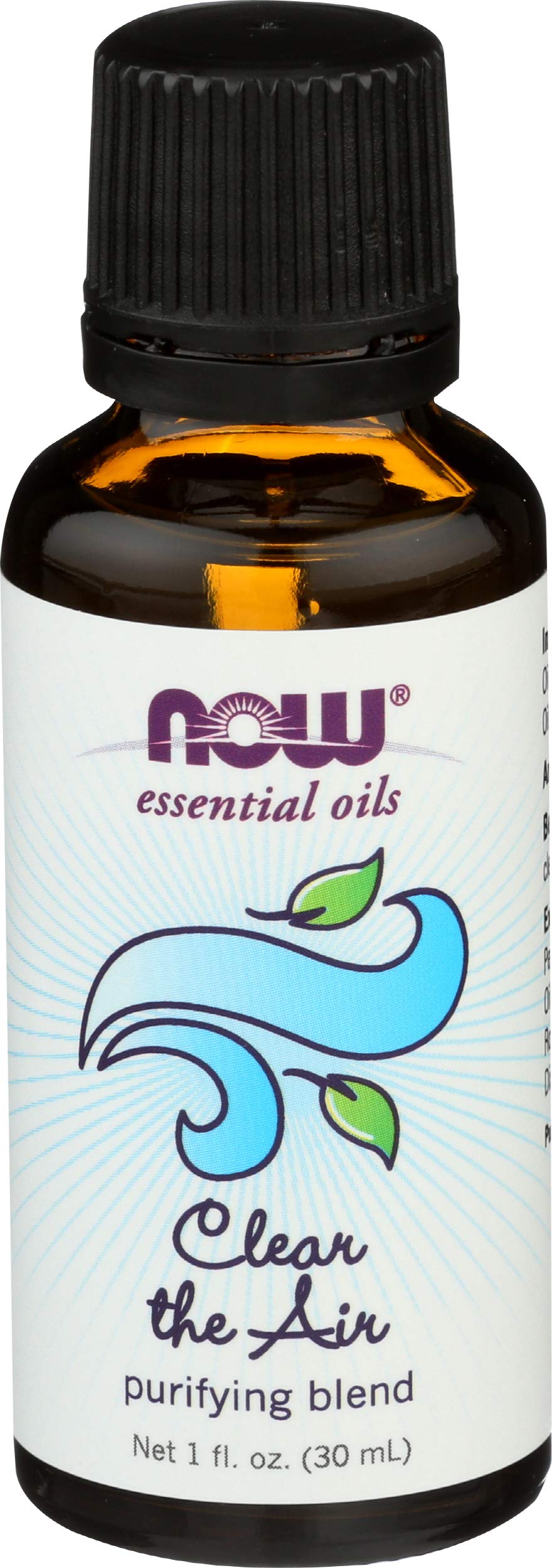 NOW Foods Clear The Air, difusor, aroma mentolado para purificar el ambiente