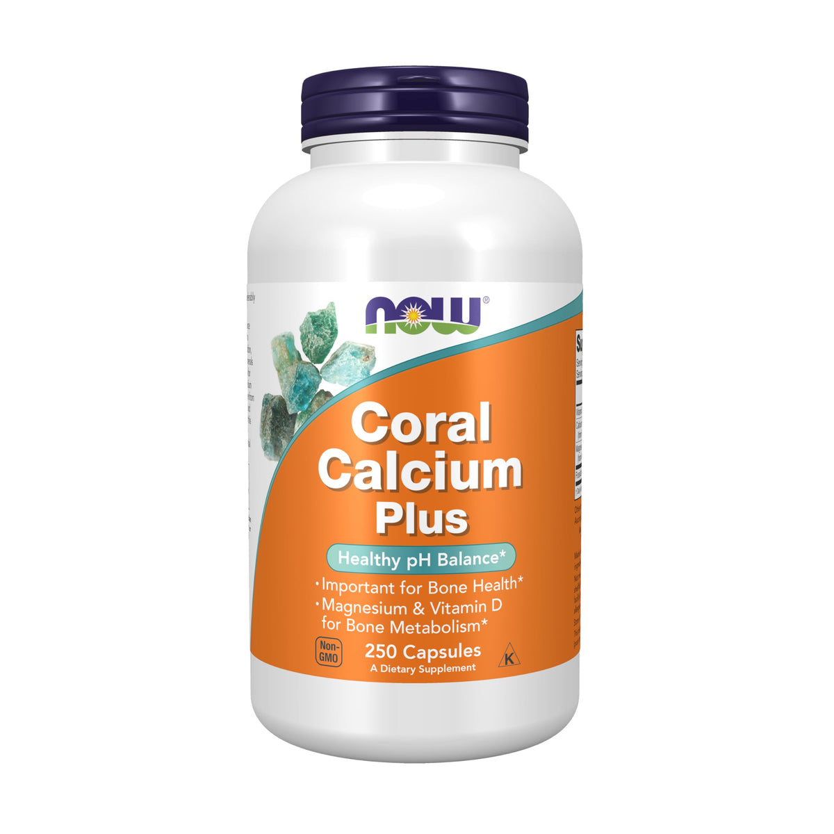 NOW Foods Coral Calcium Plus, equilibrio de la botella, posible apoyo al balance ácido-base.